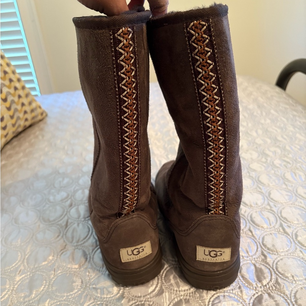 Ugg Brown Winter Boots- Bailey Button Boot - image 3